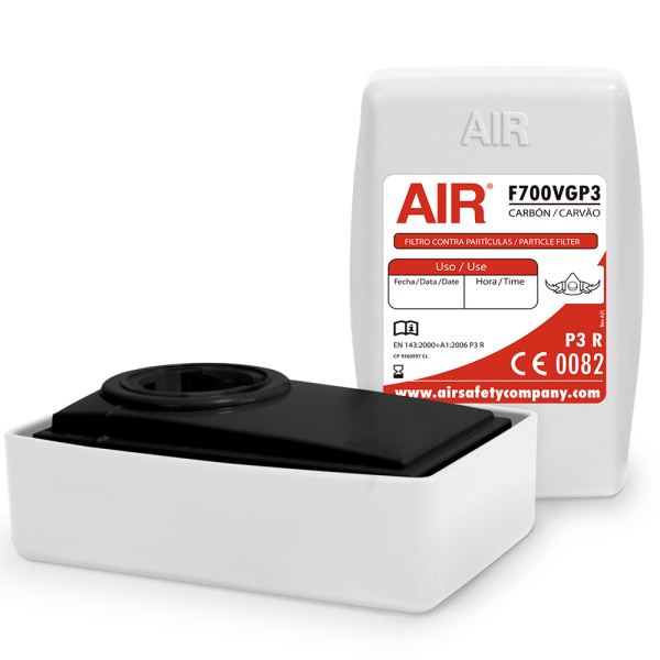 FILTRO AIR-SAFETY P3 VAPORES Y GASES (PAR) SOLDADURA F700VGP3